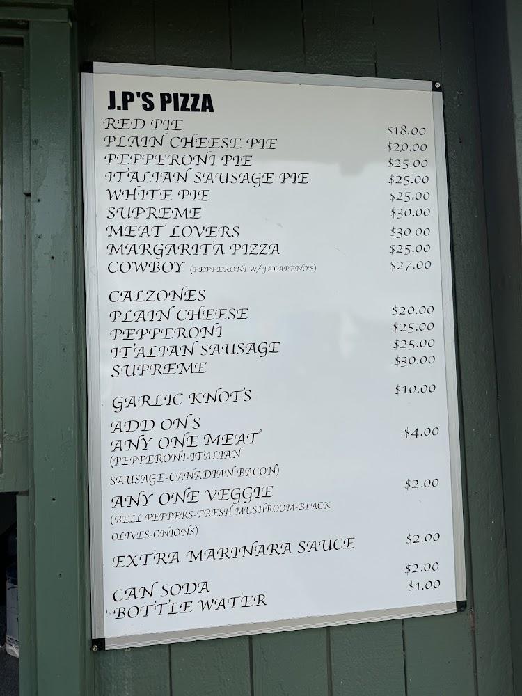 JP's Pizza Menu image 4